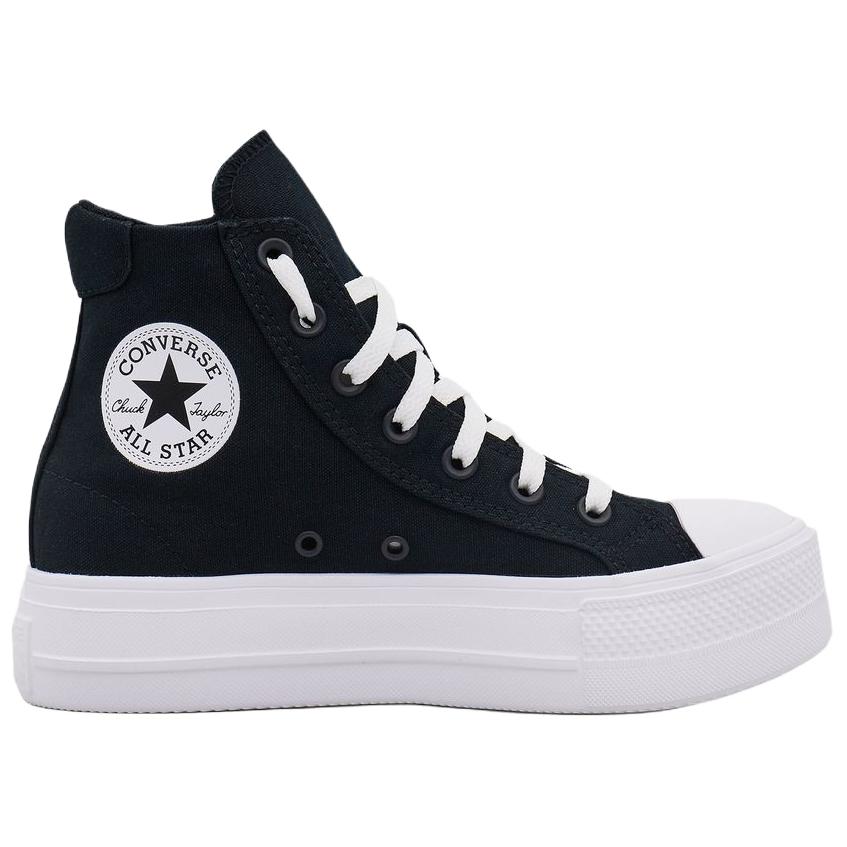 Converse Chuck Taylor Seasonal Comfortable Versatile High-Top Canvas Shoes Women Sneakers Black A19292C