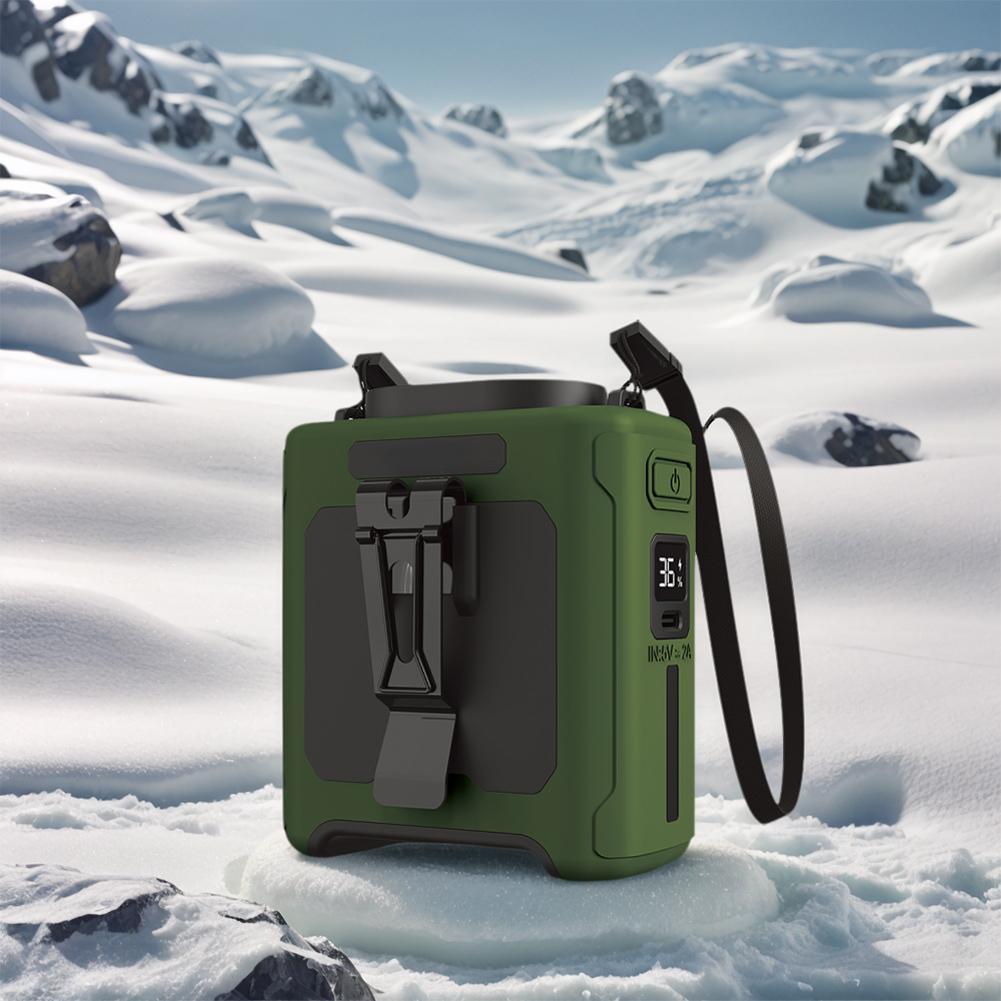 Portable Waist Fan with Power Bank Cool Waist Fan Brushless Motor Belt Personal Cooling Fan for Sports Cooking Outdoor Work