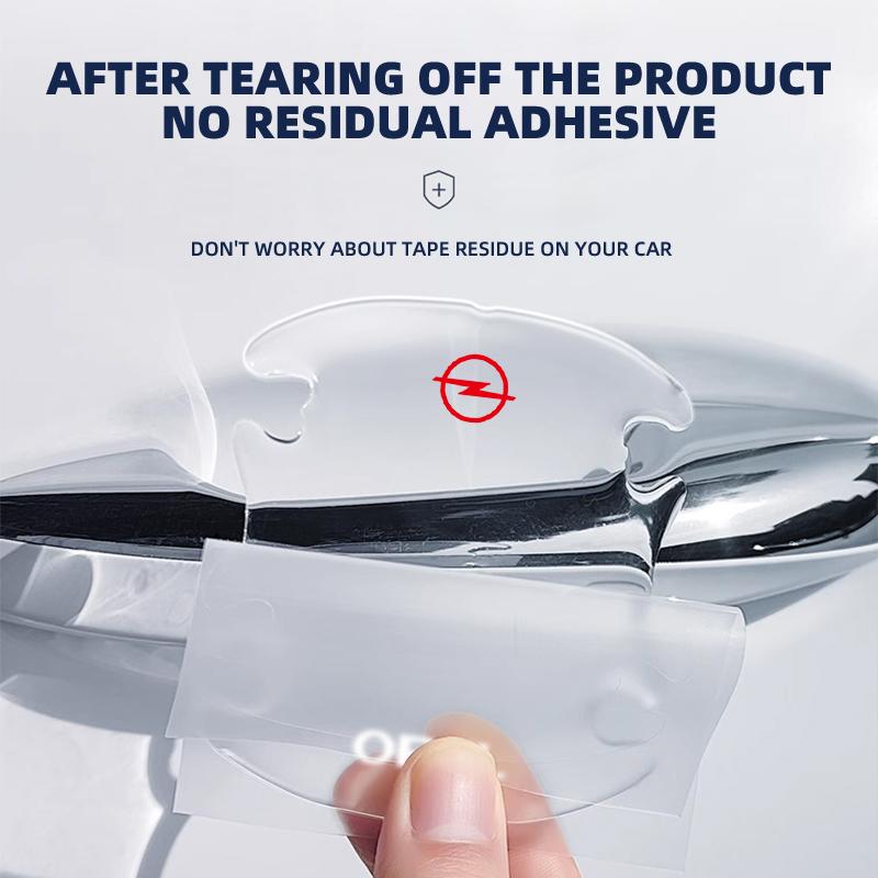 AAAJL1 4pcs Transparent Car Door Handle Bowl Protector Film Anti-Scratch Sticker For Opel Insignia Astra Antara Meriva Zafira H G Corsa