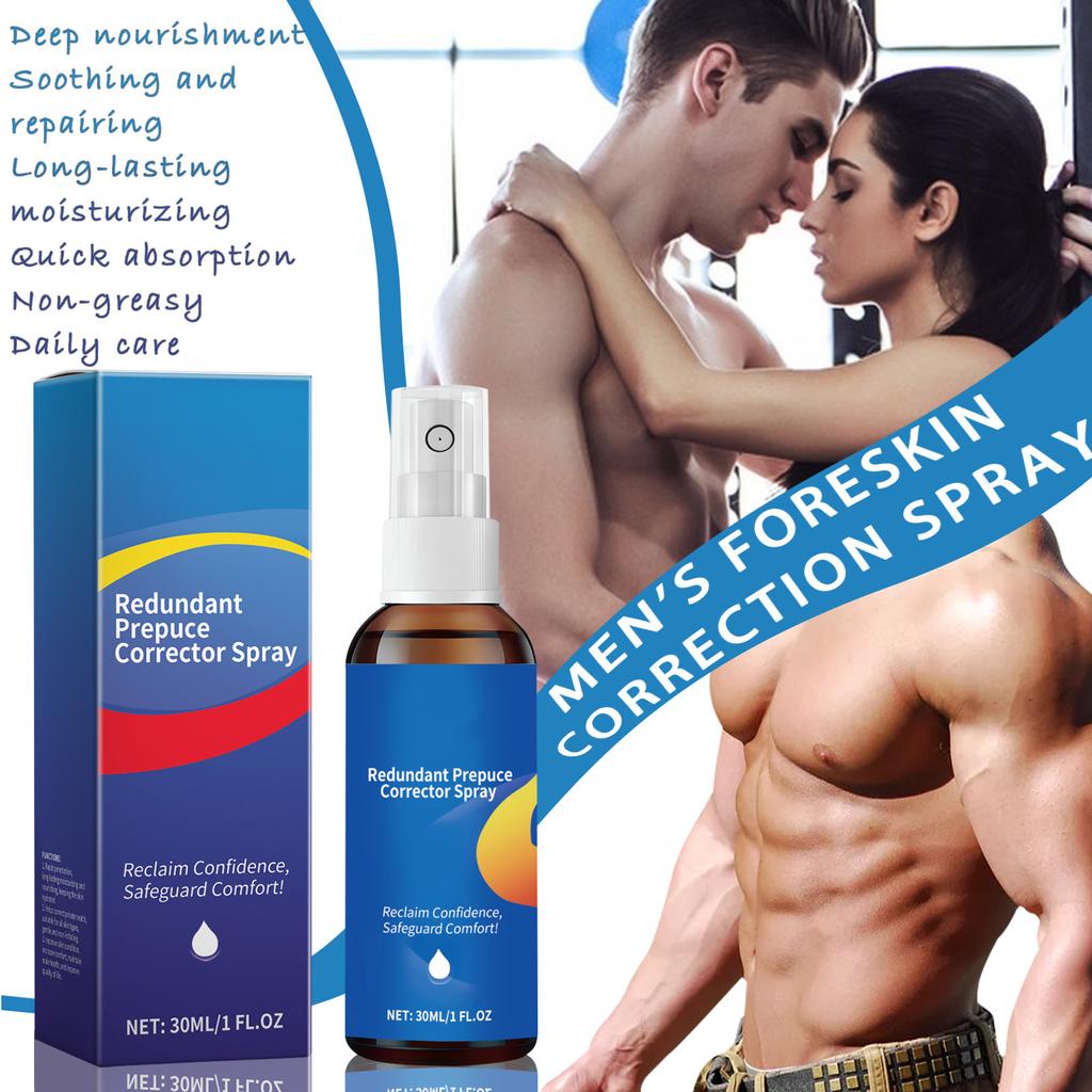 Men's Private Parts Correction Spray Men's Private Parts Soothing Herbal Care To Promote Circulation Moisturizing Spray,30ML