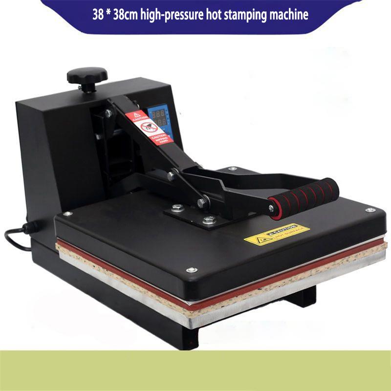 38*38CM T-Shirt Heat Press Machine High Pressure Sublimation Heat Transfer Flat Plate Pressing For Case Puzzle Photo 220V/110V