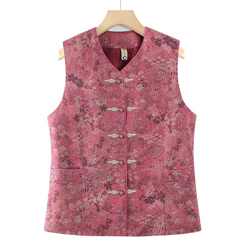 Women's Vest, Thin Vest, Old Lady Wearing a Vest
