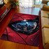 Superhero Pattern Area Rug Spiderman Printed Polyester Non-Slip Floor Carpet for Home Bedroom -QJY