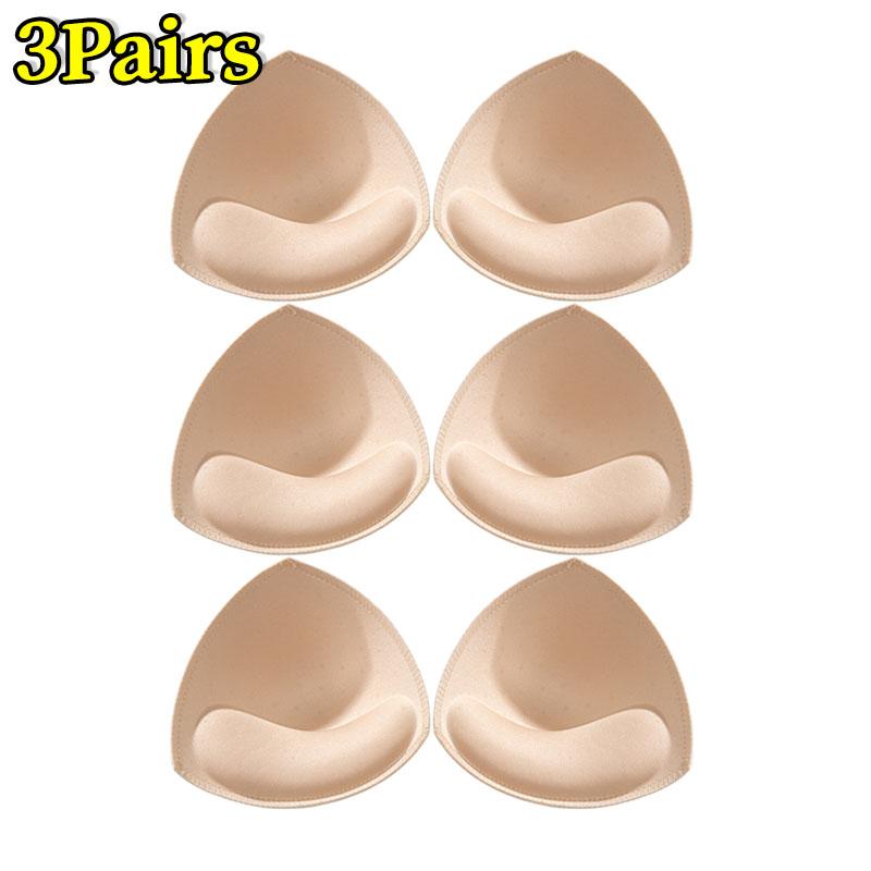 Inserts de Soutien-Gorge Sportifs Beige, Inserts pour Bonnets de Soutien-Gorge, Amplificateurs de Poitrine Amovibles pour Femmes