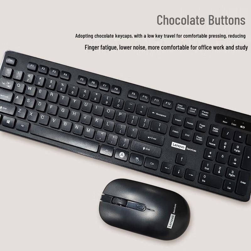 Lenovo T221 Wireless Keyboard and Mouse Combo