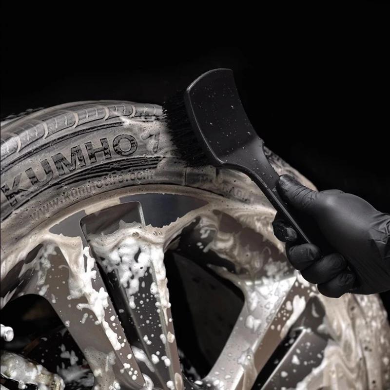 Black Tire Auto Washing Tool Car Tire Rim Brush Wheel Hub Cleaning Brushes Car Wheels Detailing Cleaning Accessories