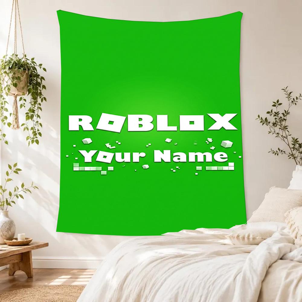 Roblox Custom Tapestry Boho Wall Hanging Ultra-Soft Perfect for Bedroom Wall All-Season Use Great Gift for Dorm Room Lovers