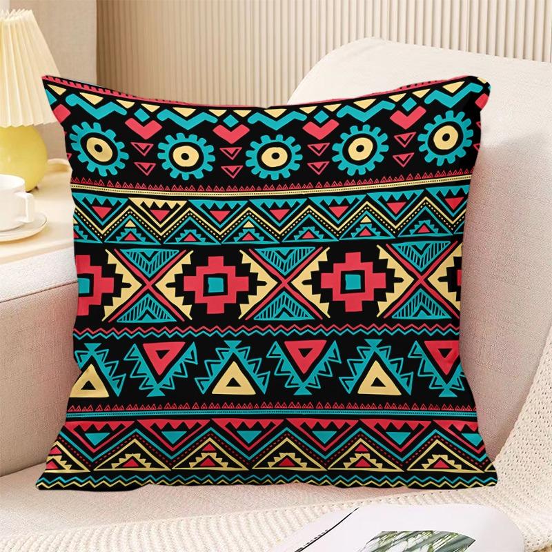 

Декоративная наволочка с принтом в стиле бохо в винтажном стиле для спальни, гостиной, квадратная подушка, наволочка 60x60cm