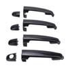 Exterior Door Handles 82651-3K000 Black Outside Door Handle Set for SONATA NF 2006-2010 Set Of 4
