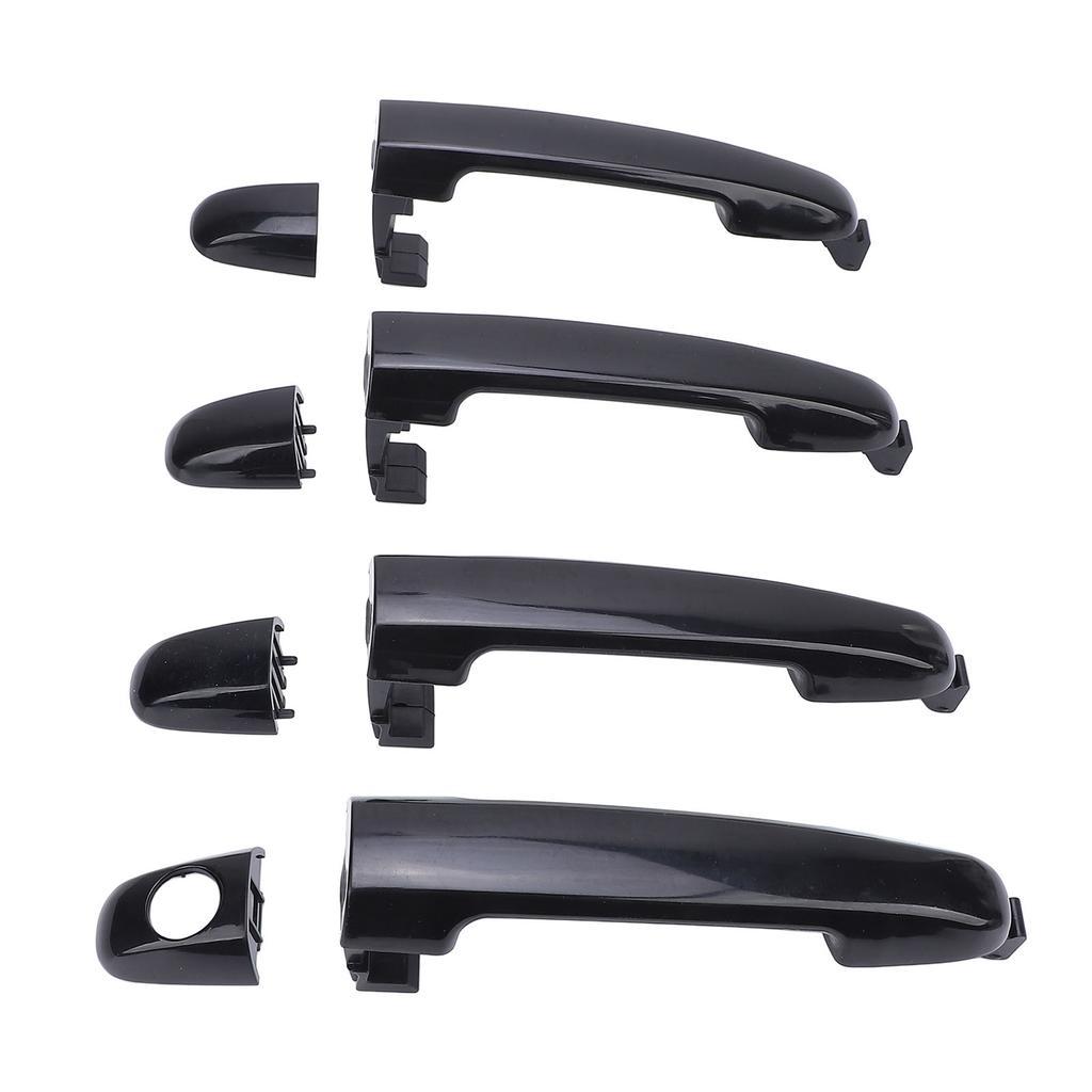 Exterior Door Handles 82651-3K000 Black Outside Door Handle Set for SONATA NF 2006-2010 Set Of 4
