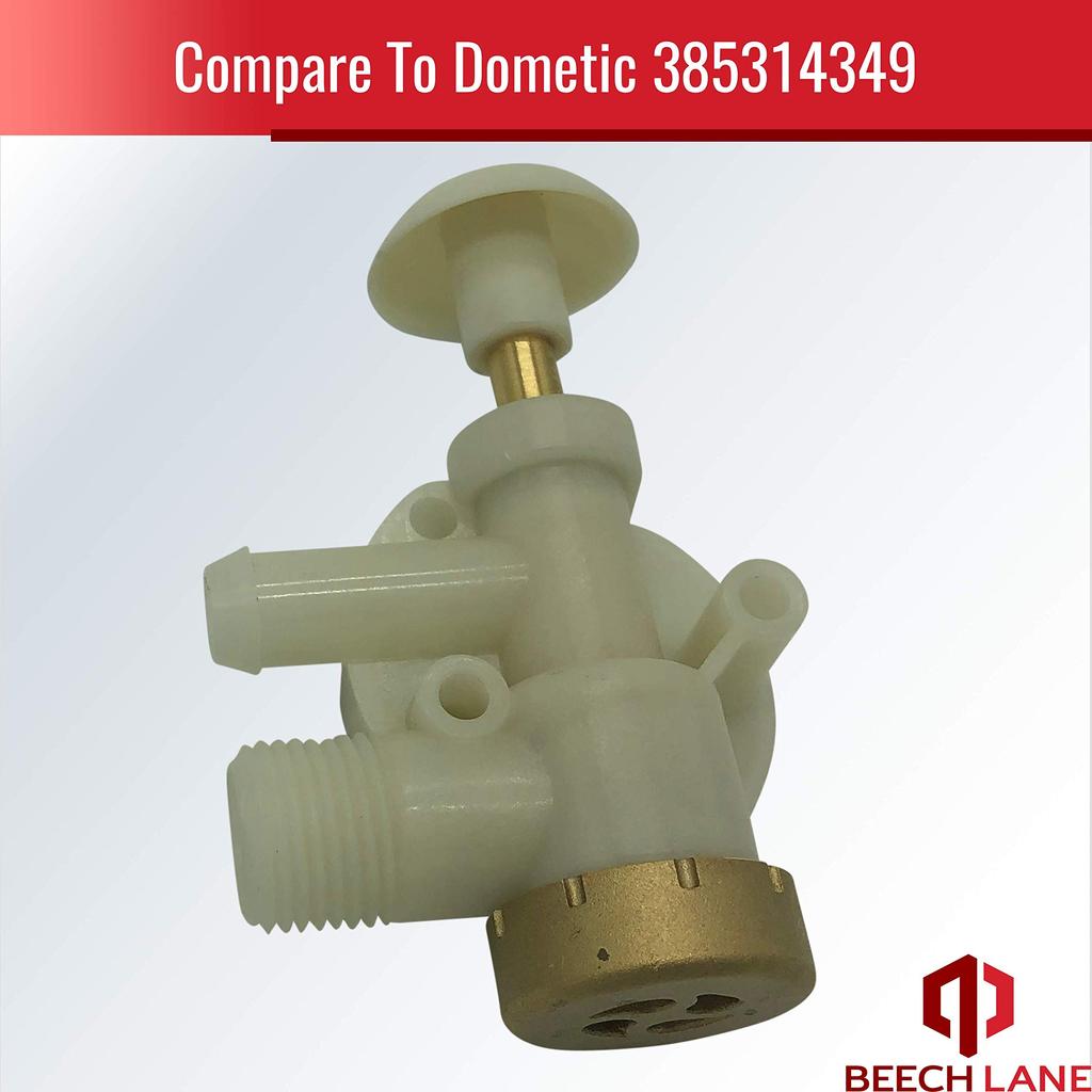 Beech Lane RV Upgrade Toilet Valve Assembly 385314349 for Dometic Sealand EcoVac Vacuflush
