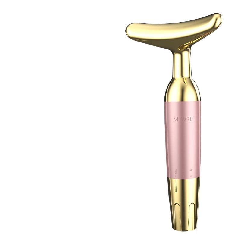 Household Beauty Instrument Complexion Lifting Tightening Vibration Neck Beauty Instrument Facial Beauty Instrument Introducer Shoulder and Neck Light