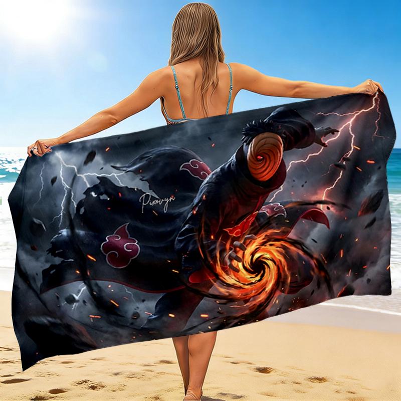 1Pc Powerful Storm Warrior Beach Towel Quick Dry Multiuse For Beach Pool Gym Yoga Home Travel Christmas Halloween Xmas Gift S1291