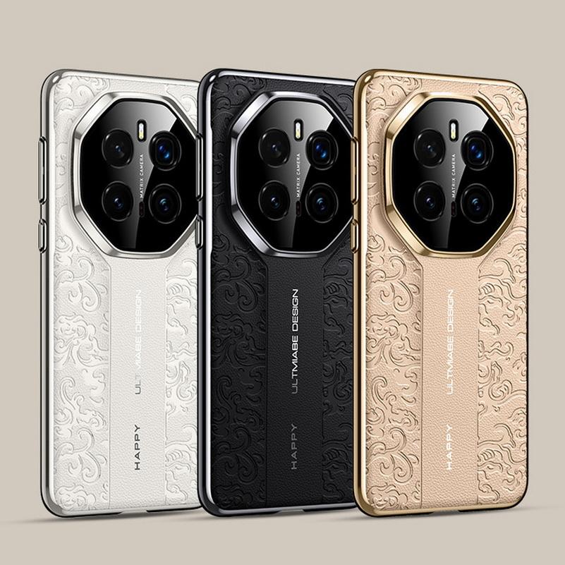 Luxury Auspicious Cloud Leather Carving Process Embossed Case For Honor Magic 7 Pro Magic7 6 Pro Honor X9c X60 X50 Protect Cover