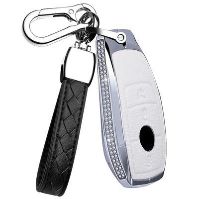[TECART] Mercedes Exclusive Key Case, Key Cover, Mercedes-Benz Key Holder, Smart Key Case, Mercedes
