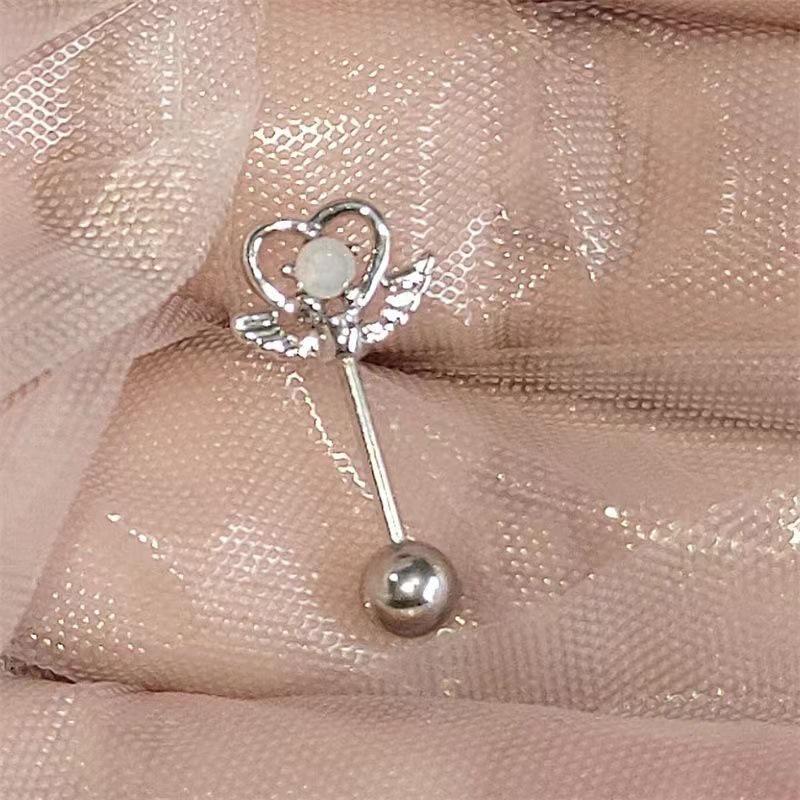 Magic Style Earrings All Simple Earrings Small Metal Three Can Choose Magic Earrings