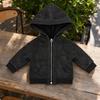 Cloth Doll Hoodie Jacket Long-Lasting Fasten Hooded Ribbed Knit Trim
