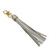 Handmade Tassels Keychain Bag Charm Stylish PU Leather Tassels Keychain Pendant With Metal Rings For Secure Attachment