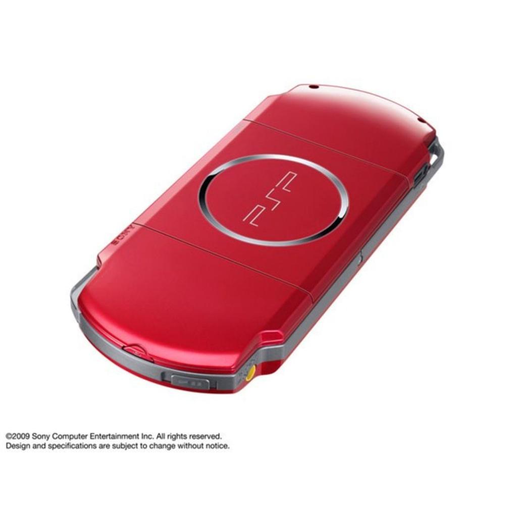 Refurbished PSP Radiant Red with replaced LCD screen "PlayStation Portable" (PSP-3000RR)
