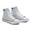 Converse Chuck Taylor All Star Semišové Vysoké Top Ležérní Plátěné Boty Dámské Tenisky Šedá Stříbrná 572046C