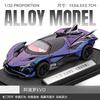 1:32  EVO Car Model Toy Metal Diecast Pull Back Super Cars Doors Opened Vehicle Models Best Gift Hot Sale for Family Member