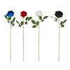 Practical Set of 6 Lifelikes Soft Flocking Fabric Roses Portable for Florals Arrangements and Special Gifts Daily Use