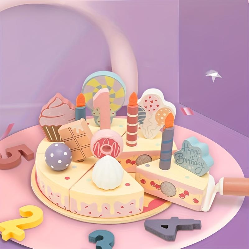 DIY Birthday Cake Simulation Birthday Scene Role Play Interactive Game Free Arrangement Accessories Develop Imagination And Aesthetic Skills