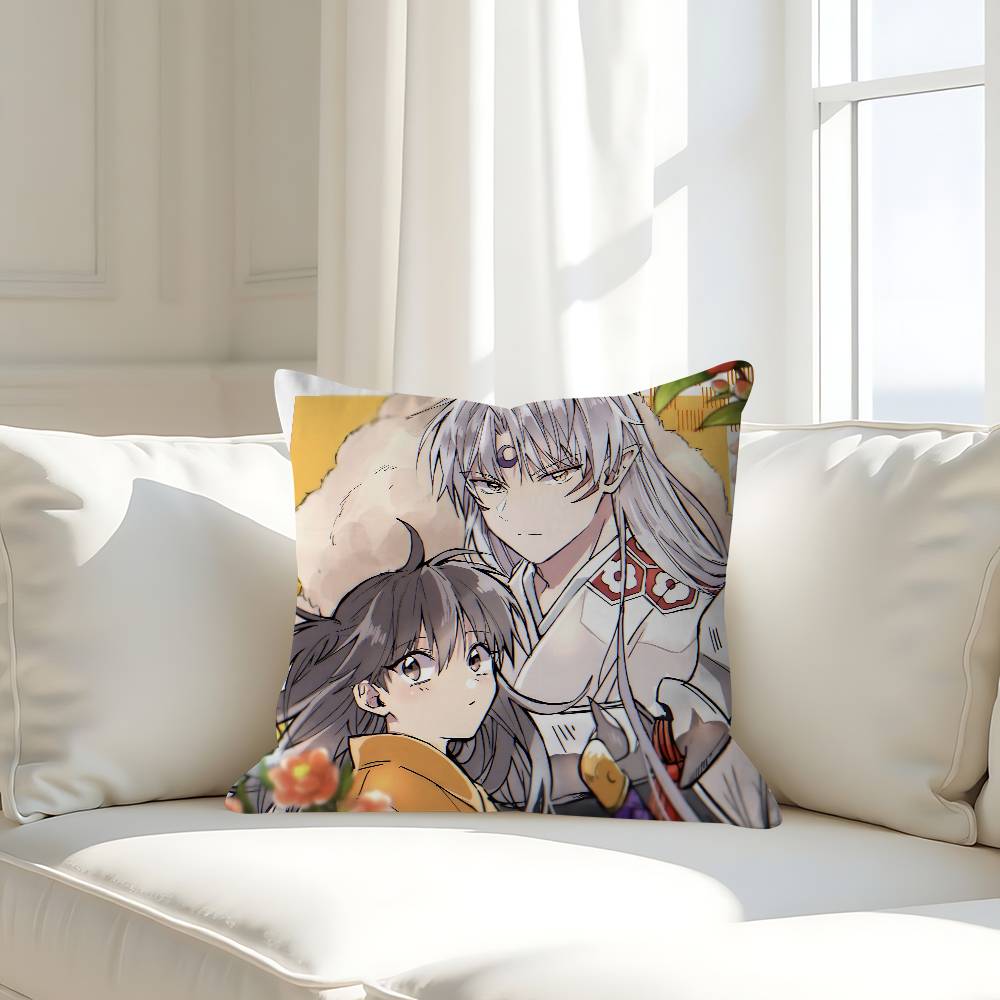 

Anime I-Inuyasha Personalized Pillow Cover Kids Bedroom Wild Party Decor Pillowcase Kid Birthday Shower Gift 16x16Inch