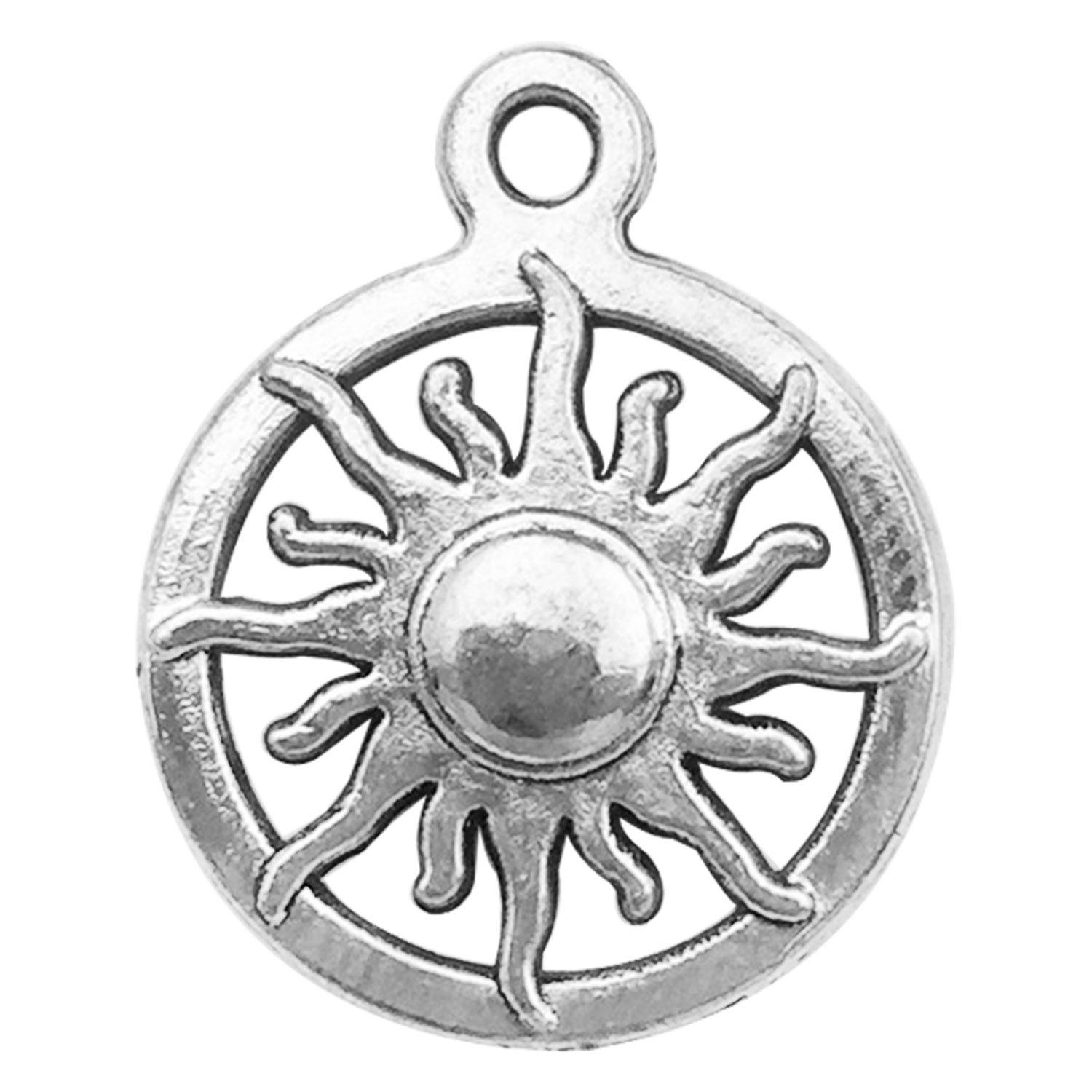 

Винтажные серебряные подвески «Солнце, Луна, звезда» для ожерелий и браслетов своими руками