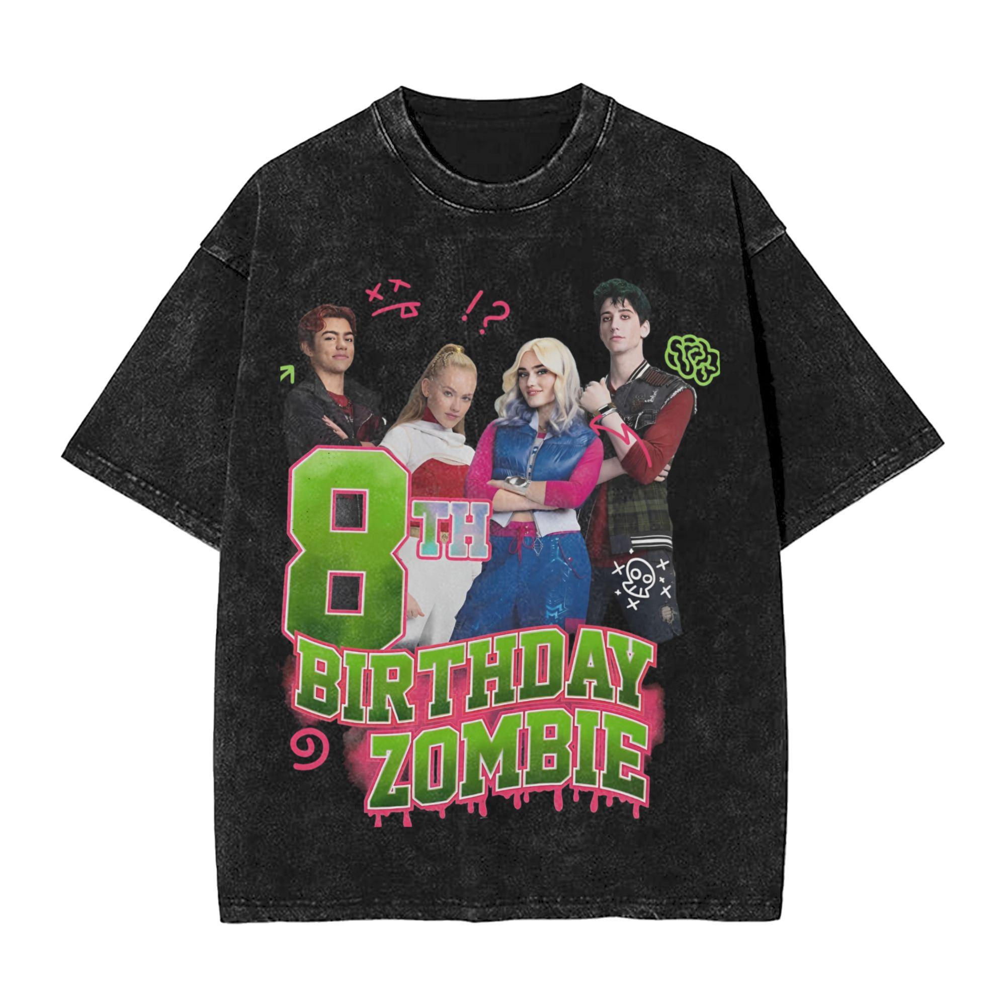 

Зомбі 4:Dawn of the Vampires 2025 Фільм Потерті футболки Вуличний одяг Хіп-хоп Вінтажні футболки Футболки для чоловіків жінок з коротким рукавом S