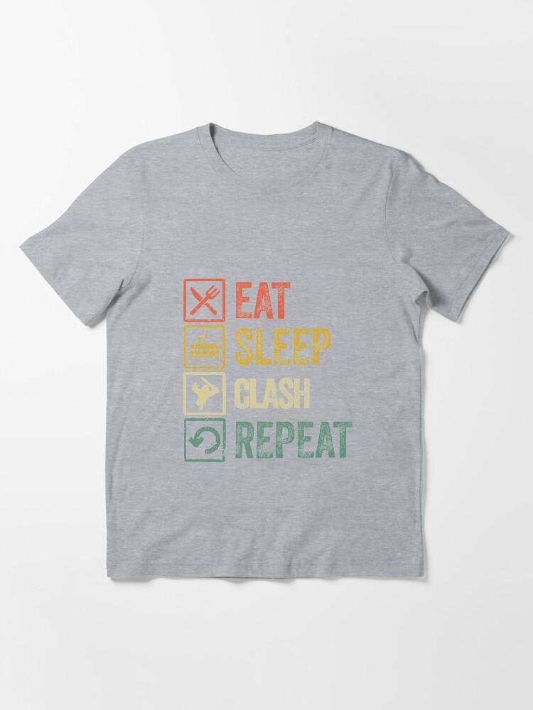 The Clash Funny eat sleep clash repeat retro vintage Essential T-Shirt