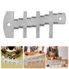 Stainless Router Depth Gauge Measurement Template For Accurate Woodworking And Metalworking 3-26mm Height Gauge Tool