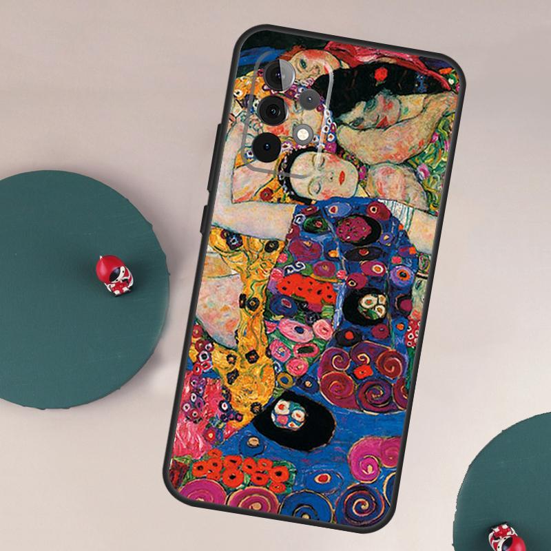 Gustav Klimt Abstract Painting Case For Samsung Galaxy A13 A23 A33 A53 A73 A12 A22 A32 A52 A52S A04S A50 A51 A71 Coque