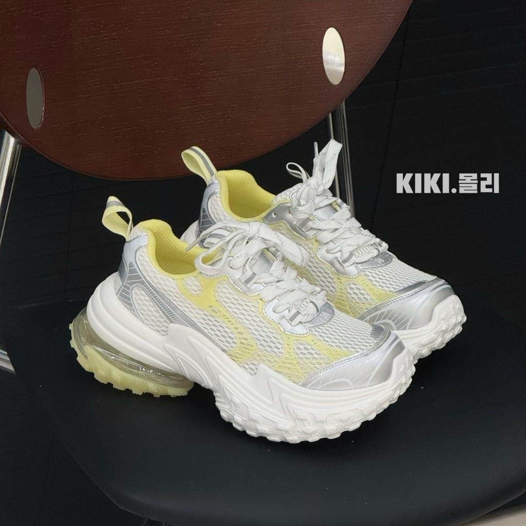 Papa-Schuhe Damen Mesh atmungsaktiv Durian-Plateau neu erhöhend vielseitig lässige Sportschuhe Tide