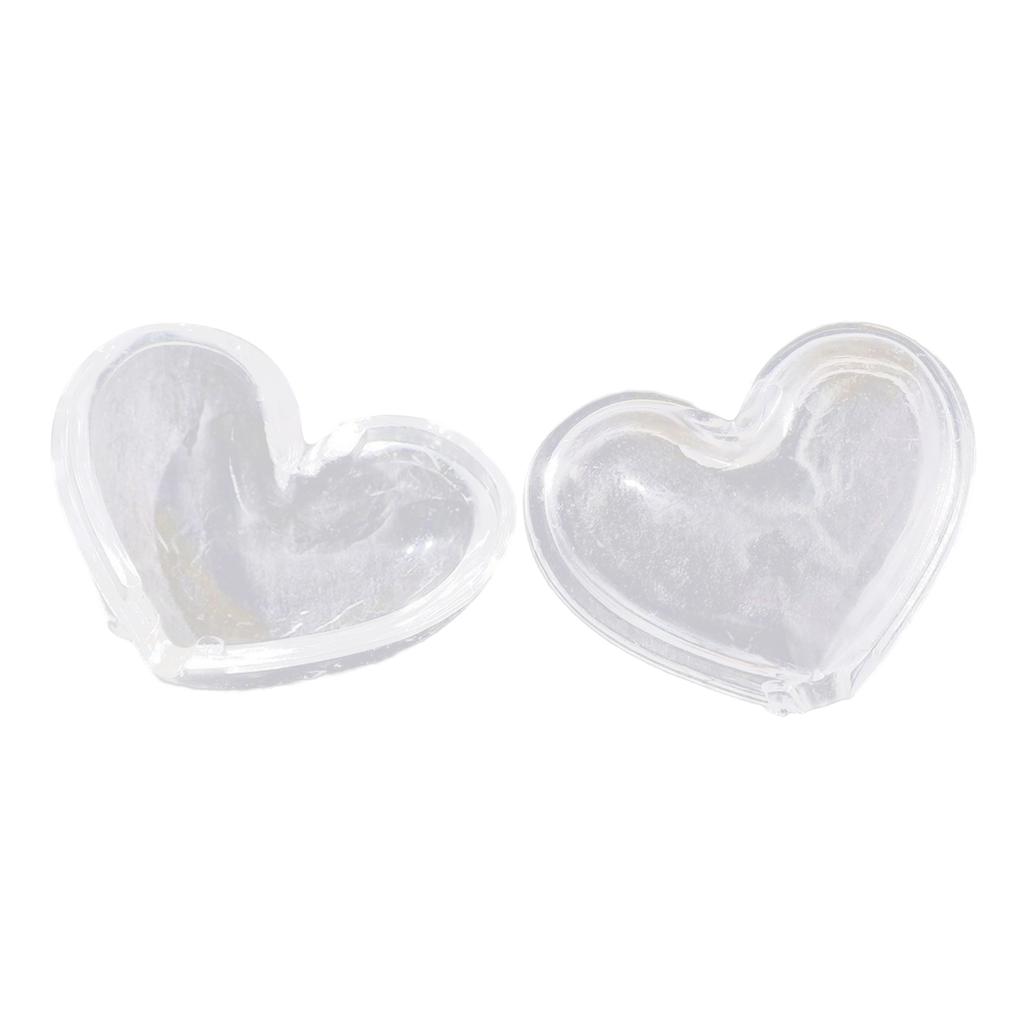 Clear Acrylic Pet Hair Memorial Box Cats Furs Holder Display Case for DIY Keepsakes Decors and Pet Loss Remembrances