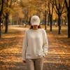 Wool Blend Knit Baseball Cap With Striped Texture Thermal Windproof Warm Hat For Autumn Winter Commuting Men Women