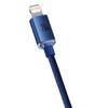 Kabel Usb-C Do Lightning Baseus Crystal, 20W, 1.2M (Niebieski)