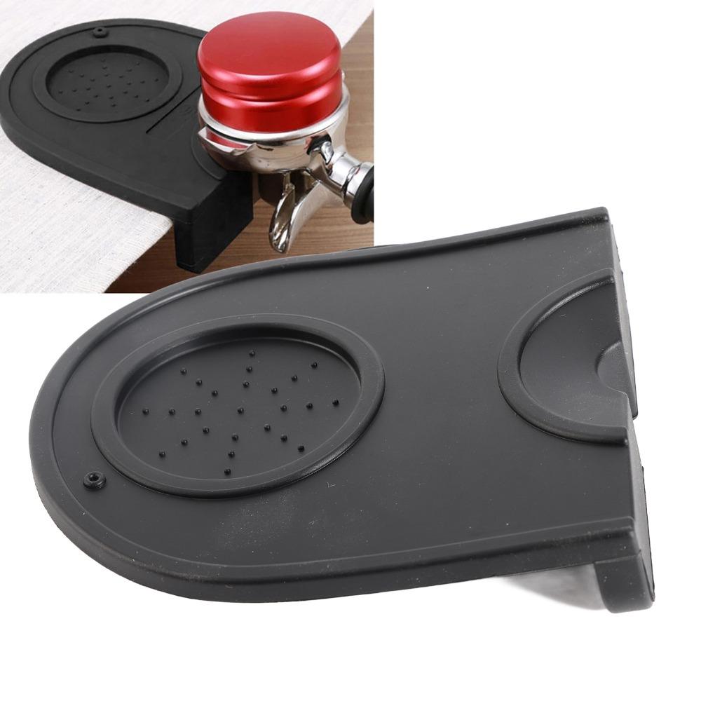 Corner Edge Espresso Tamping Mat Thicken Design Tamp Support Pad Barista Tool Mat Countertop Use