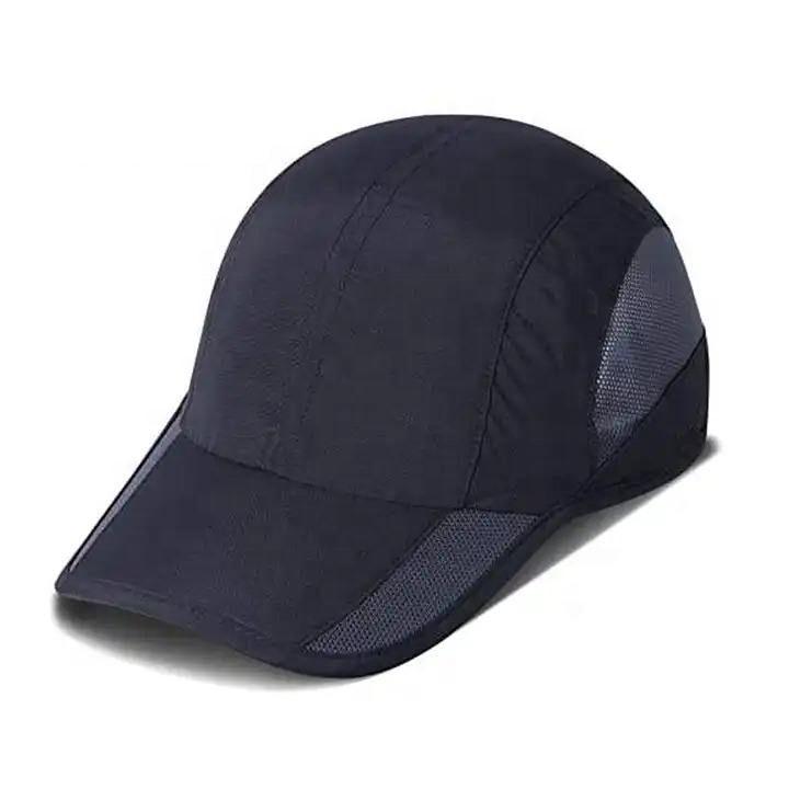 Custom Logo Print Quick Dry Lightweight Breathable Waterproof Unstructured Soft Running Sport Cap Baseball Hat for Outdoor Beach