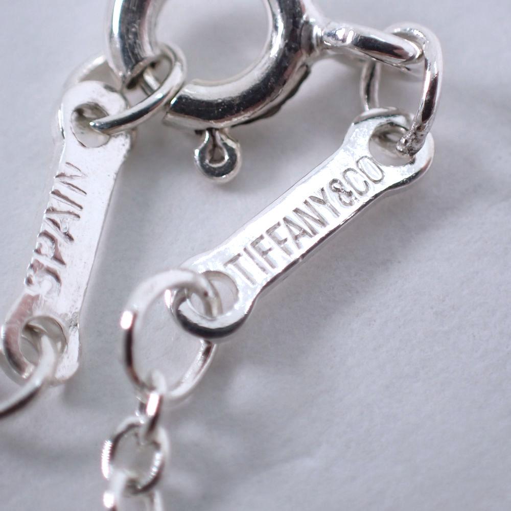 [Used] TIFFANY/Tiffany 925 Open Heart Pendant/Necklace/j8-8
