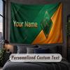 Benutzerdefinierte Namens-Text-Wandteppich, Dekorative Wandbehang des SV Werder Bremen, Hintergrund-Wandteppich für Zuhause Schlafzimmer