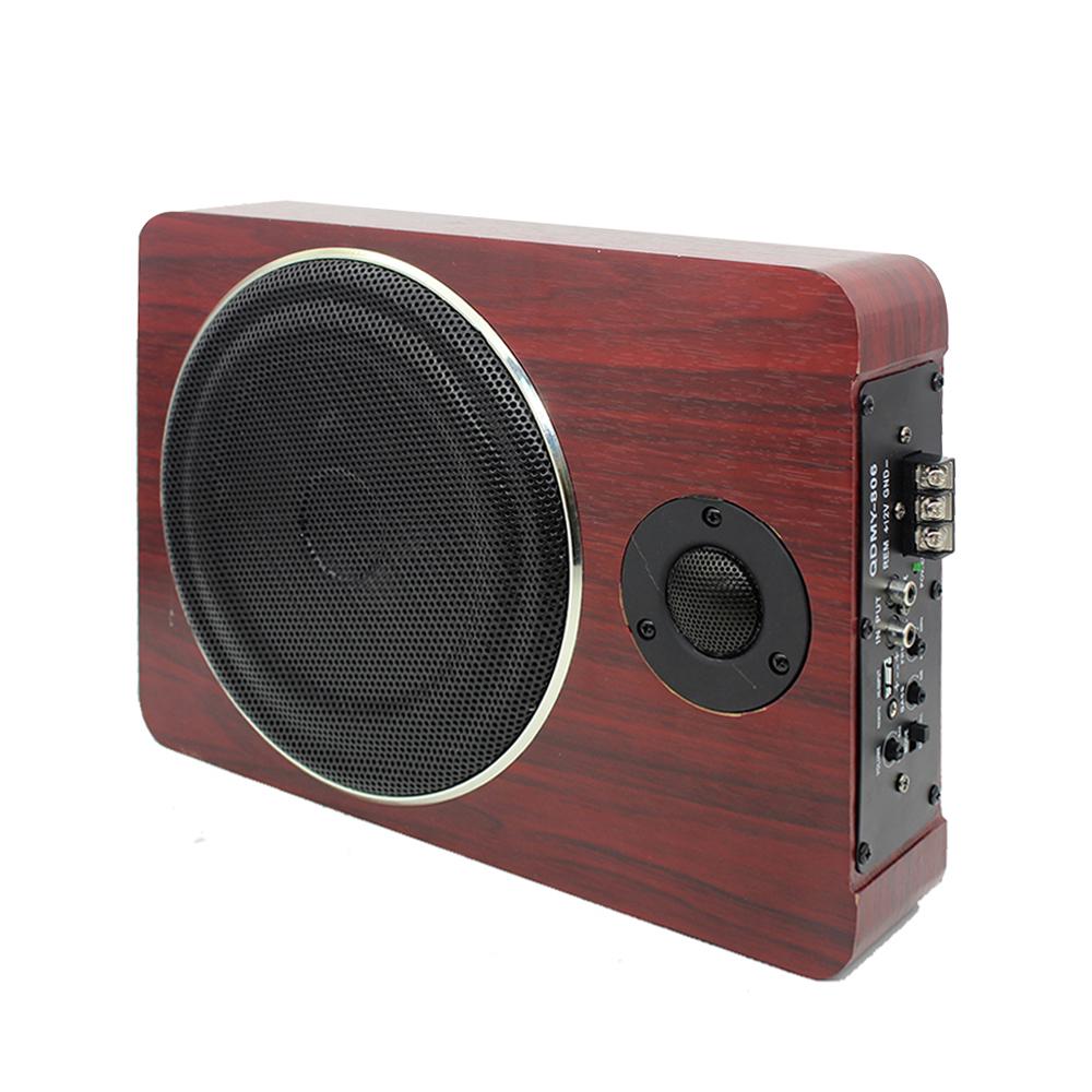 

8-дюймовый автомобильный стереофонический ультратонкий сабвуфер мощностью 600 Вт под сиденьем с усиленным сабвуфером с системой коричневый