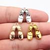 Shoes High Heel Fashion Charm Antique Bronze Zinc Alloy Jewelry Making Supplies for Women Earring Charms Handmade