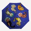 1pc Space Cats Adventure Umbrella with Plastic Handle,Suitable for All Seasons Home Travel Outdoor Umbrellaptys31062