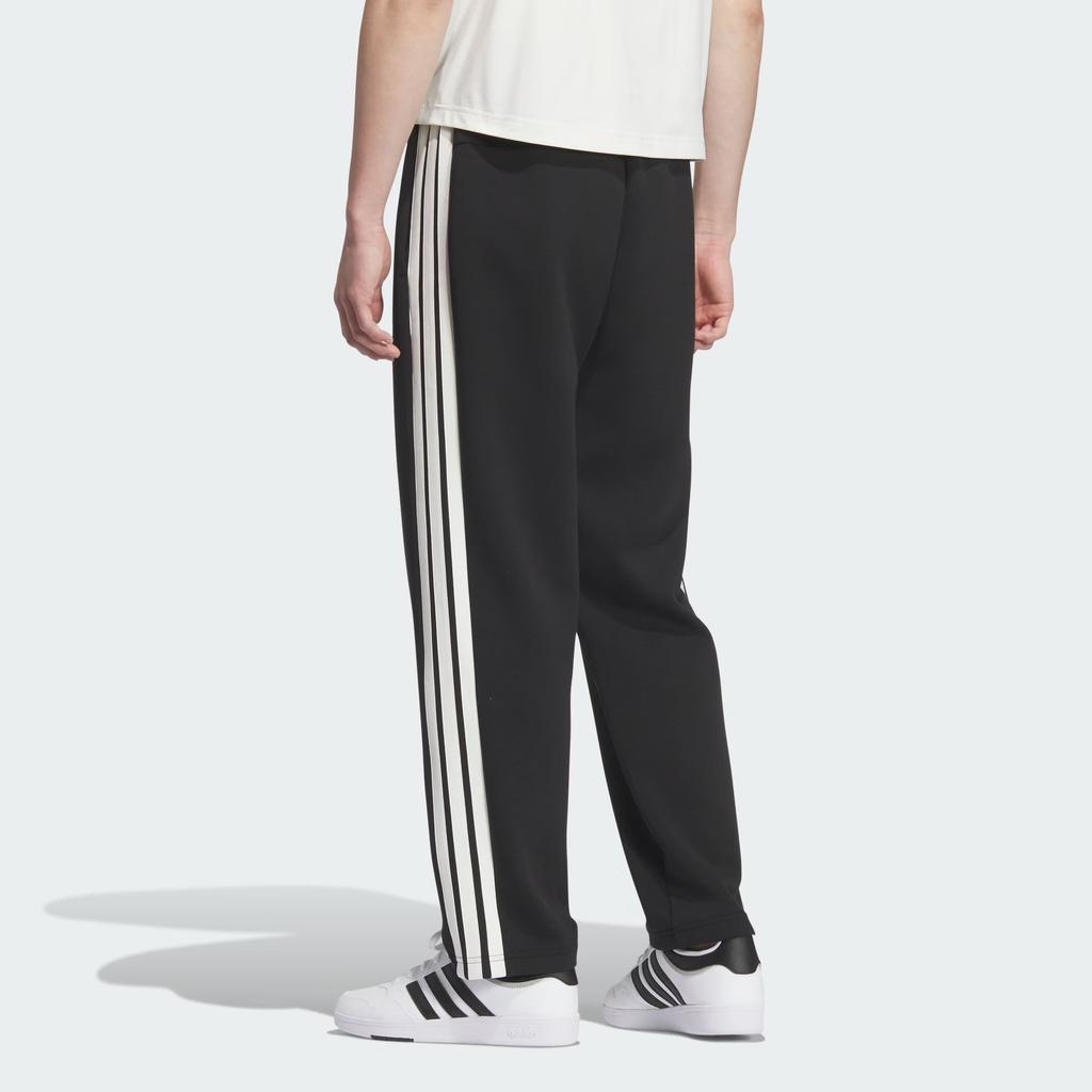 Adidas SS25 Modern Tracksuit Bottoms Striped Elastic Versatile Straight Leg Knitted Sports Pants Men Bottoms KC5317