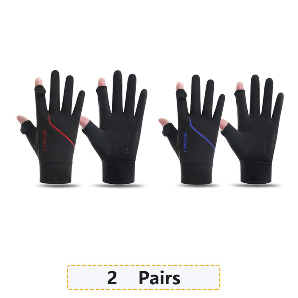 Mănuși de mătase de gheață cu protecție UV pentru degetul întreg, mănuși antiderapante cu ecran tactil, mănuși de vară respirabile pentru exterior, pentru conducere, ciclism