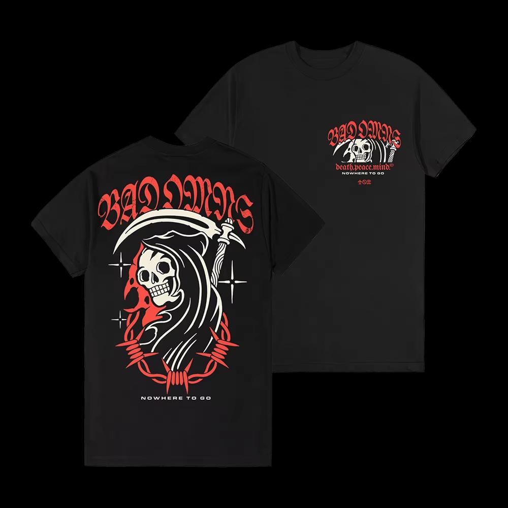 Bad Omens FGBGFM Album 100Cotton Tshirt Unisex Retro Rock Y2k Black Metal Style 2026 New Oneck Short Sleeve Graphic Shirt