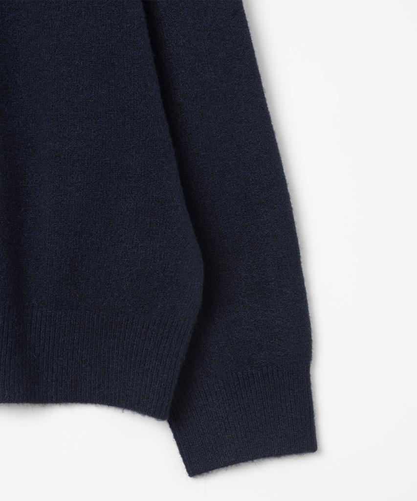 Millo Archive Crop Move Cardigan [Navy] (A Type)