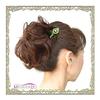Eiya Mihara-do Spiral Cloisonn Hairpin (Red) - Beautiful Antique-Style Kanzashi for Japanese Outfits, Updos, and Everyday Wear