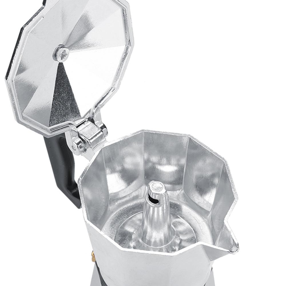 Aluminum Moka Pot 2 Cup Size Italian Coffee Maker Stovetop Coffee Percolator  Cafe Brewing